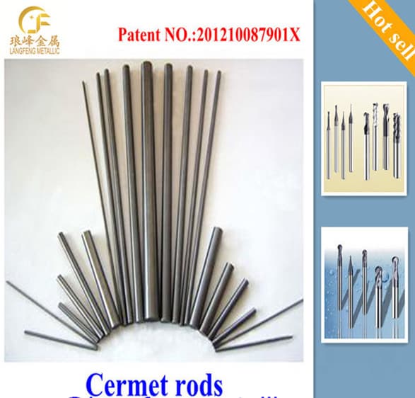 TiCN cermet inserts for PCB drilling cutters